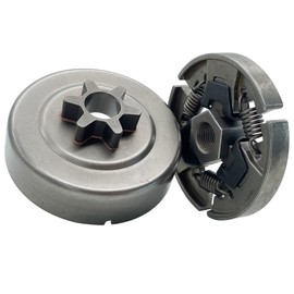 Sprocket Clutch 3/8" for Stihl 017 018 021 023 025 MS170 MS180 MS210 MS230 MS250 Chainsaw with Washer E-Clip Kit Replace 1123 640 2003, 1123 640 2073