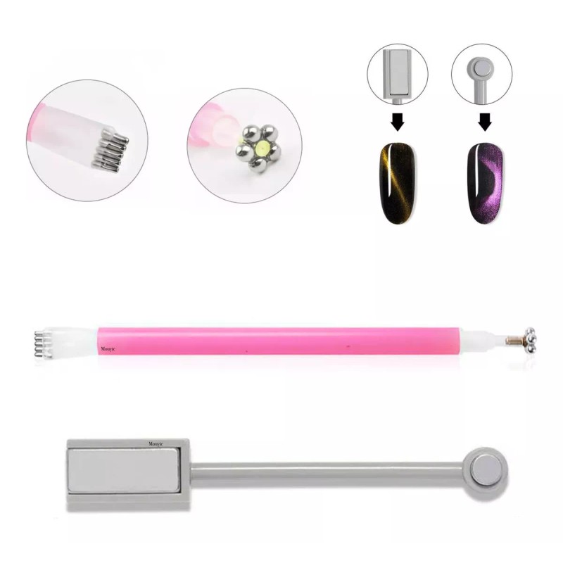 Mouyic 4 Imanes Profesionales Para Crear Efecto Ojo De Gato