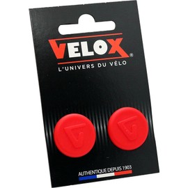 Velox Handlebar Plugs / Coloured, red