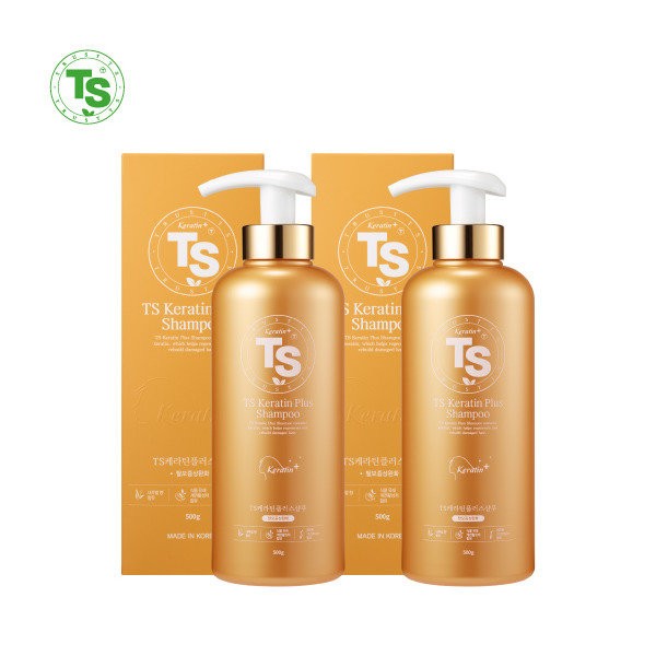 TS Keratin Plus Shampoo 500g x 2 / 티에스 케라틴플러스