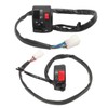 Anlseiod Motorcycle Switch Handlebar Switch for Turn Signal Switch Indicator