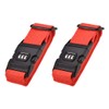 sourcing map Luggage Straps Suitcase Belts with Buckle, Combination Lock,