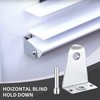 2 Inch Metal Hold Down Brackets and Pins, Blind Brackets