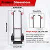 findmall Heavy Duty 440lb Stair Hand Truck Folding Dolly Cart