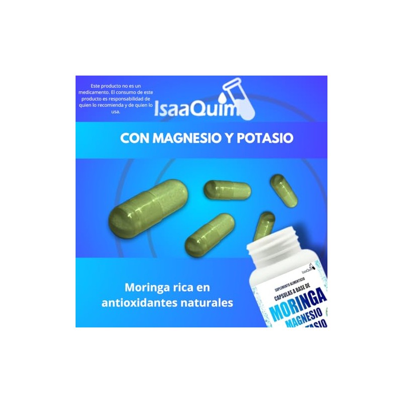 IsaaQuim Citrato de Potasio + Citrato de Magnesio + Moringa
