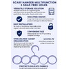 Efficient Closet Organizer: 5-Hole Snag-Free Scarf Hanger - Durable Plastic