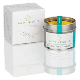 Zauber der Gewürze Sicilian Lemon Salt 1 Gift Box Spice Gift Set with an Elegant Gourmet Salt in Premium Quality, as a Gift for Hobby Chefs and Connoisseurs, 30 g