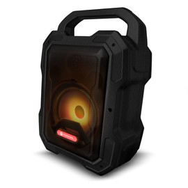 Motorola ROKR 800 Wireless Portable Bluetooth Speaker with Built-in Handle and Subwoofer - IPX4 Water Resistance, Integrated LED Dance Lights, Smooth Sound - 20 hrs. Playtime - Black