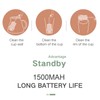 Electric Baby Silicone Nipple Bottle Brush Set Waterproof IP65 Ergonomic