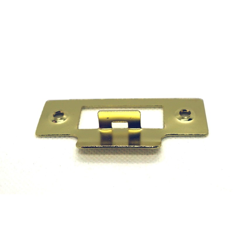 Brassed Strike Plates Single for Mortise Lock or Tubular Latch
