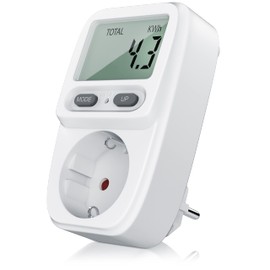 CSL Energy Cost Meter Power Cost Meter Power Consumption Meter Standby Consumption Measurement from 0.2 W Effective Cost Monitoring 3680 W Integrated Increased Touch Protection