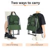 PORTAL Backpack Cooler Chair Fishing Chairs with Backrest Folding Camping