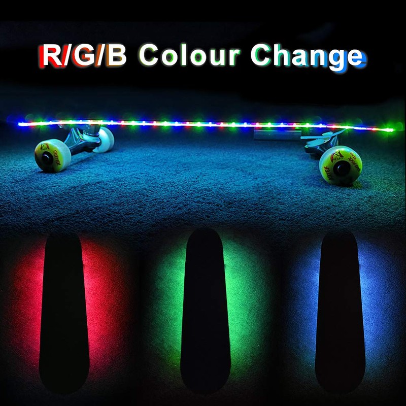 DANCRA RGB LED Strip Lights for Sports Equipment Decoration,Waterproof Battery