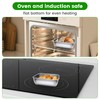Ayzylpth 12 Pcs Airtight Stainless Steel Food Storage Containers with