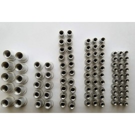 100 Pcs Metric Rivet Nut Insert Rivnut Aluminum Assort Kit M3 m4 M5 M6 M8 HQ