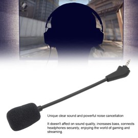 Replacement Game Mic for HS50 HS60 HS70 HS70 SE Gaming Headset, Noise Computer PC Gaming Headsets Cancelling Microphone Boom, 3.5mm