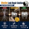 Pipe Repair Clamp，3 inch(74mm-79mm) Stainless Steel Leak Sealer, Heavy Duty
