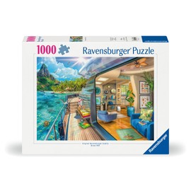 Ravensburger Tropical Island Charter 1000 Piece Jigsaw Puzzle for Adults - 12000413 - Handcrafted Tooling, Made in Germany, Every Piece Fits Together Perfectly