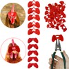 Weilan 70 Pieces Chicken Blinders Pinless Peepers with Plier for