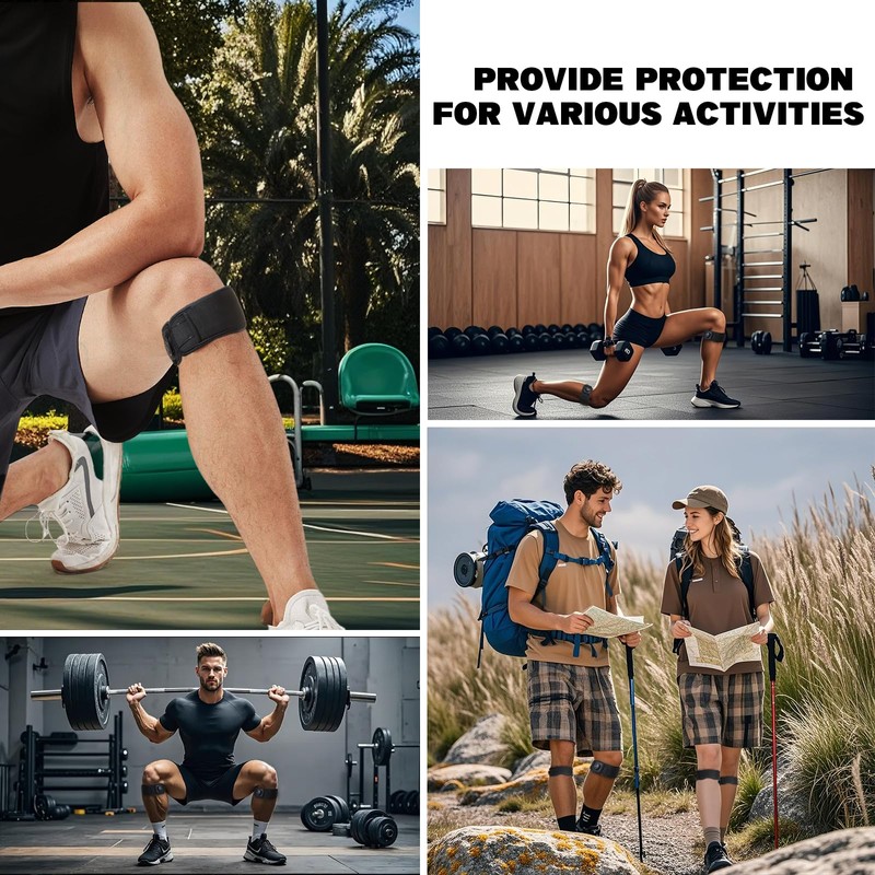 bracemundo Patellar Tendon Support Strap with Dial, Adjustable Patella Band