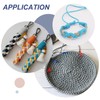 sourcing map 4mm Polypropylene Rope Braided Ropes, 100m Nylon Rope