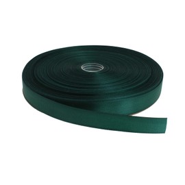 DXEUD Cinta de grogrén sólida de 100 yardas cada rollo, 100% poliéster (3/4 pulgadas, verde oscuro)