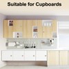 MOSNOW 15 PCS Wood Drawer Knobs with Screws, Round Wood