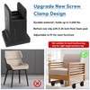 DEDU Bed Risers with Adjustable Screw Clamp, Couch Risers 3