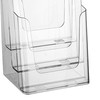 ogoPLUS 3 Tier Brochure Holder DIN A4 Portrait Format /