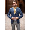 GERINLY Vintage Silk Feel Square Scarf for Men Satin Bandana