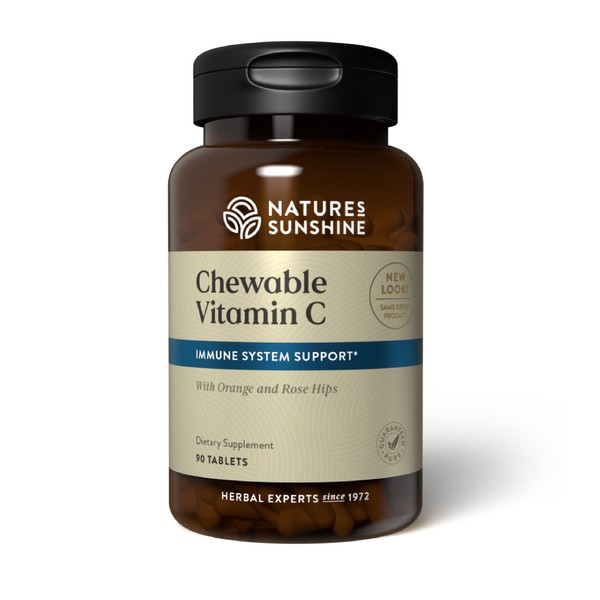 Nature's Sunshine Chewable Vitamin C 250mg 90 Tablets
