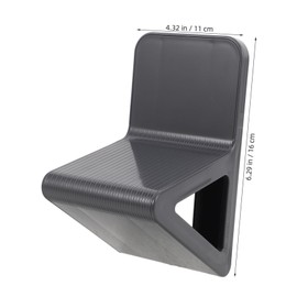 minkissy Anti-slip Shower Shaving Foot Stool Wall-mounted Foot Rest for Hotel Bathroom Comfortable for Pregnant Women Seniors No-drill Installation Sturdy Sturdy Construction