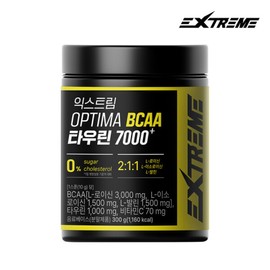 Extreme (Tools) (익스트림) OPTIMA BCAA 타우린 7000+ 300g 1통 (Extreme) OPTIMA BCAA Taurine 7000+ 300g 1 Can