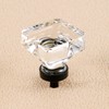 coolnews 4 Pack Crystal Glass Cabinet Knobs Dresser Knobs Drawer