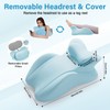 cjc Memory Foam Wedge Pillow for Adults, Multi-Position Support Bed