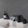 FSCEPIXI 2 Handles Roman Tub Faucet,High Flow Waterfall Bath Tub