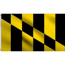 DMSE Lord Baltimore Flag 3X5Ft Foot 100% Polyester 100D Flag
