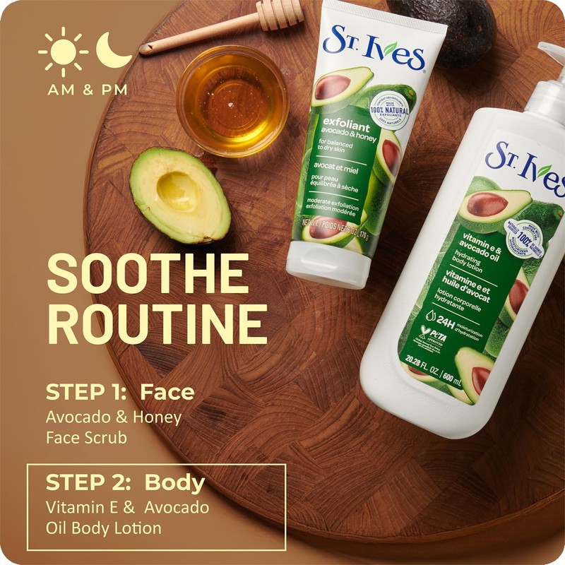 St. Ives Hand & Body Lotion, Hydrating Vitamin E &