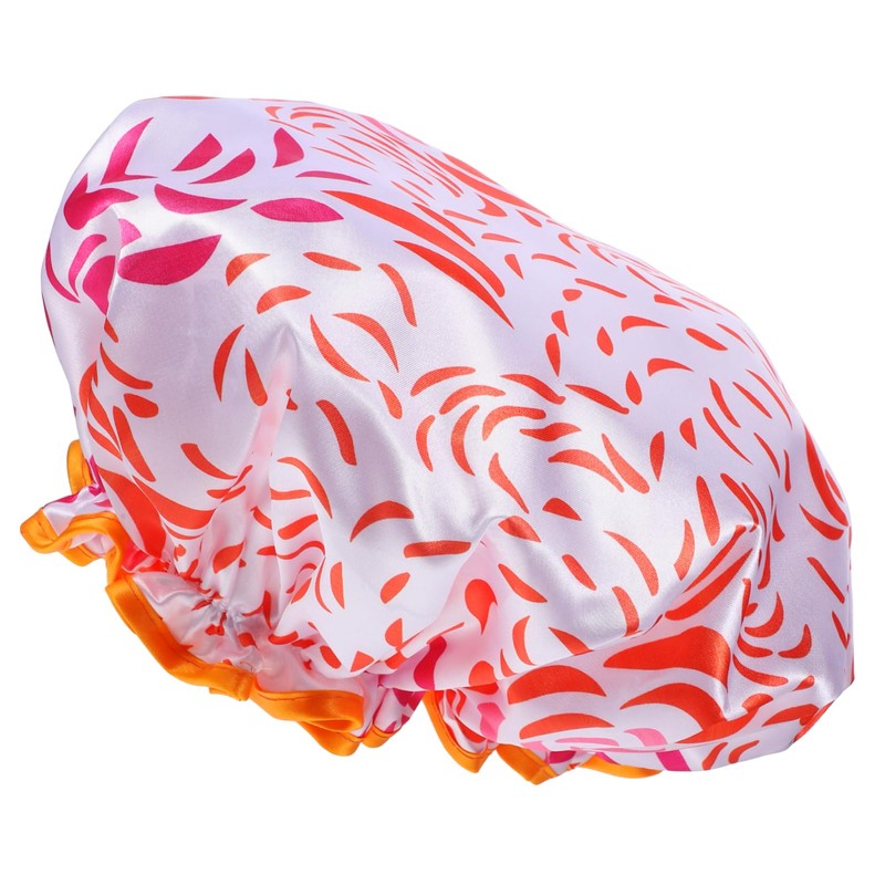Beaupretty Gorro De Ducha Extra Grande De Satén Doble Capa