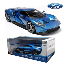Maisto 1:18 2017 Ford GT Blue Diecast Model Car Kidult Toy Collectible / 마이스토 1:18 2017 포드 GT Blue 자동차 다이캐스트 모형차 키덜트 장난감 수집품