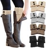 PHOGARY 4 Pairs Winter Warm Boot Cuffs for Women, Crochet