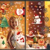 Christmas Window Clings Decorations 9 Sheets 242 Pcs Xmas DIY