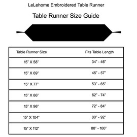 LeLehome 15 Inch X 69 Inch Classic Lace Table Runner, Flowers Embroidery Floral Washable Fabric Table Top Party Wedding Home Decoration - Dark Rose