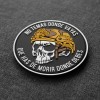 Parche Táctico Militar Insignia Soldado Calavera Pvc Khaki
