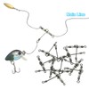 PATIKIL 3-Way Swivel 17lb 25 Pack Cross Line T-Turn Rolling
