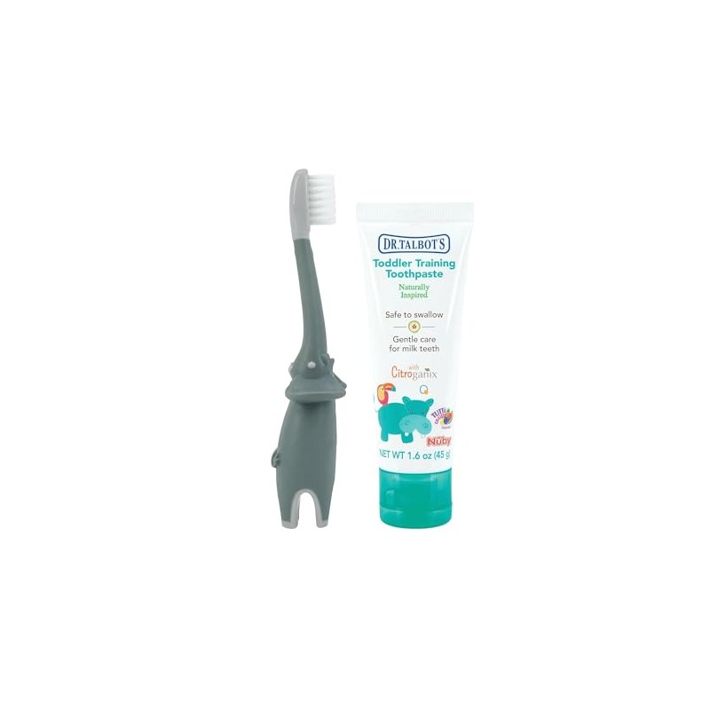 Dr. Talbot's Toddler Training Toothbrush and Naturally Inspired Kids Toothpaste