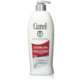 Curel Curel Extreme Care Intensive Moisturizer, 480 mL Body Lotion, with Advanced Ceramide Complex and Extra-strength Hydrating Agents, for Extra-Dry, Tight Skin
