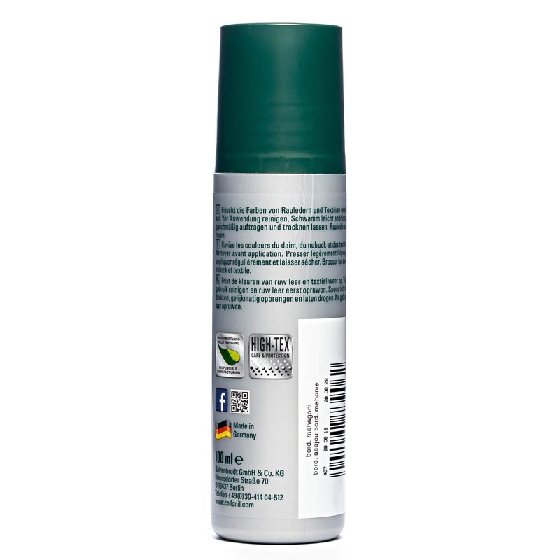 Collonil NUB.+TEXTILE CL.DFNL 100 ML , Schuhcreme & Pflegeprodukte, Grau