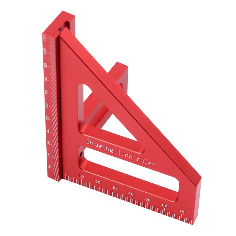 3D Multi Angle Measuring Ruler 45 90 Degree Aluminum Alloy