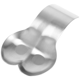 MAGICLULU Double Spoon Rest Stainless Steel Cutlery Tray Arc Design Spatula Holder for Kitchen Utensils Soup Spoon Rack to Keep Your Counter Clean